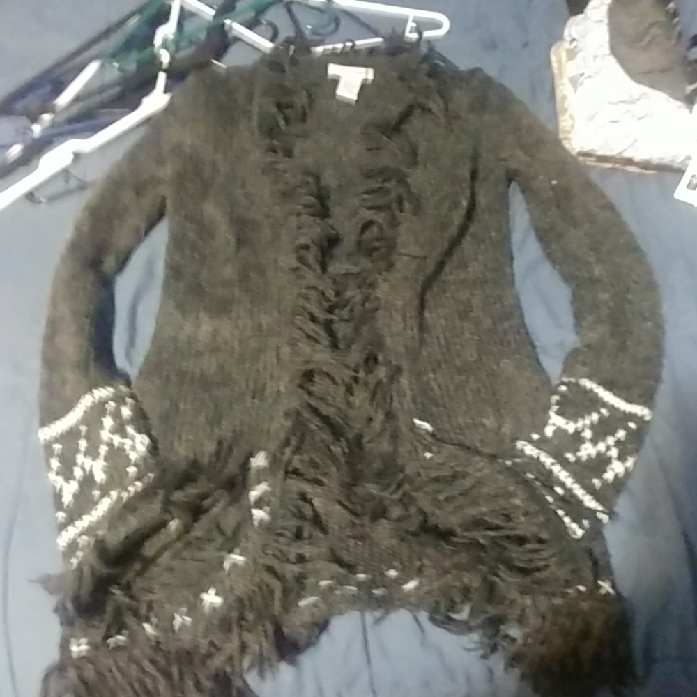 Free People black cardigan